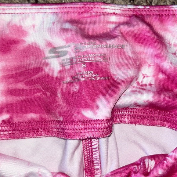 SKETCHERS pink tye dye leggings size S - Picture 4 of 5